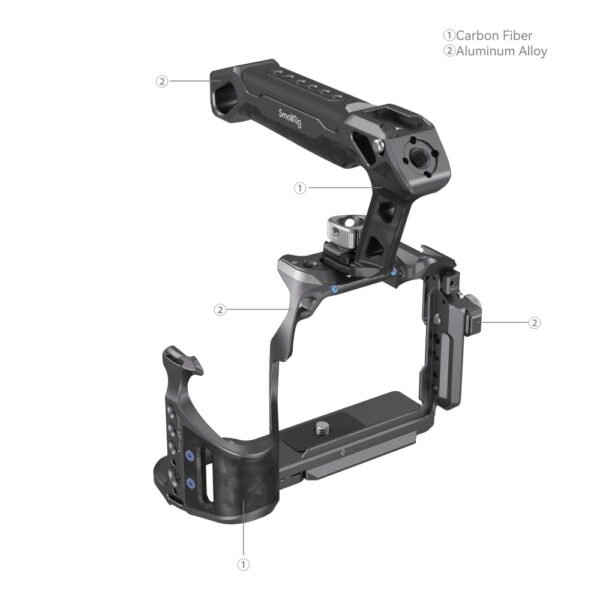 SmallRig "Rhinoceros" Basic Cage Kit for Sony Alpha 7R V / Alpha 7 IV / Alpha 7S III 3708