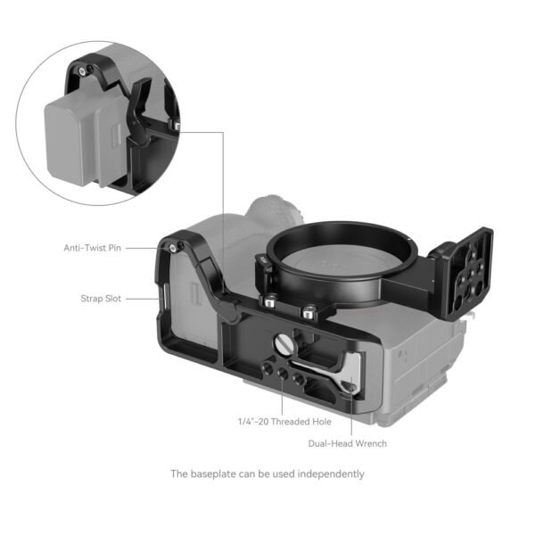 Smallrig Rotatable Horizontal-to-Vertical Mount Plate Kit 4148