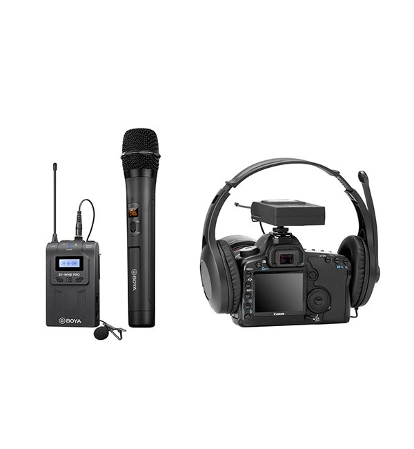 Boya BY-WM8 Pro-K4  UHF Dual-Channel Wireless Microphone System