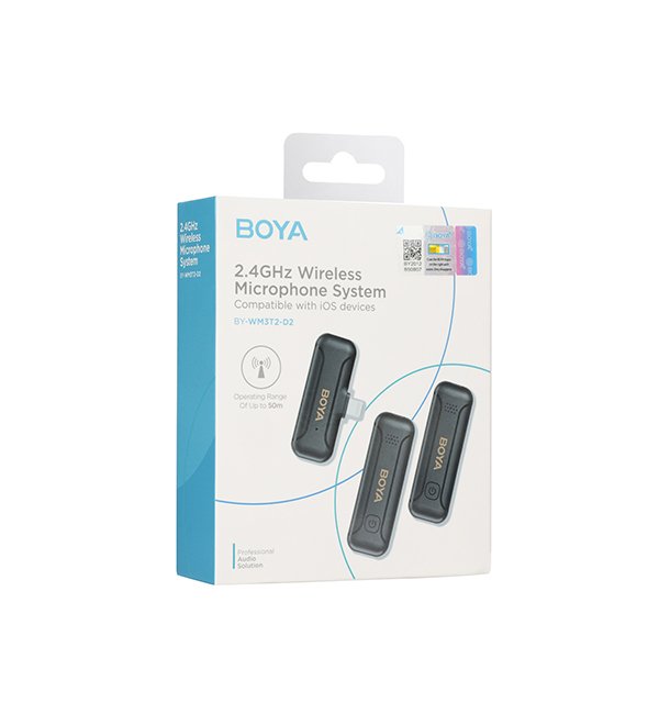 Boya BY-WM3T2-U2  Mini 2.4GHz Wireless Microphone For USB-C ports