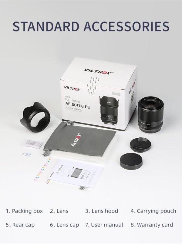 Viltrox 50mm f/1.8 FE Sony E-Mount Full-Frame
