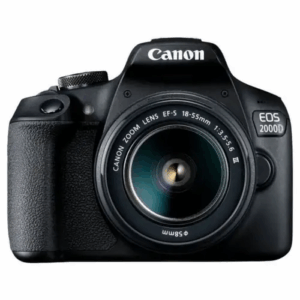 Canon EOS 2000D Digital SLR Camera Body Black + 18-55mm III Lens Kit