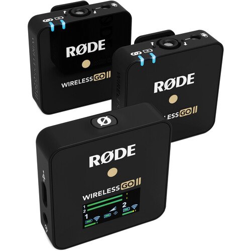 RODE Wireless GO II 2-Person Compact Digital Wireless Microphone System/Recorder (2.4 GHz)