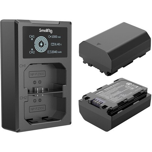 SmallRig NP-FZ100 Camera Battery and Charger Kit 3824B