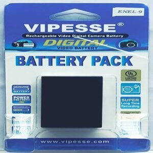 VIPESSE EN-EL9,EN EL9a Battery Compatible with Nikon D40, D40X, D60, D3000, D5000 Cameras