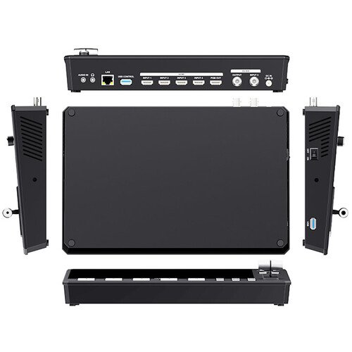 FEELWORLD L4 Multi-camera Video Mixer Switcher 10.1″ Touch Screen USB3.0 Fast Streaming
