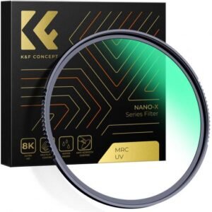 K&F Concept 112mm MC UV Protection Filter with 28 Multi-Layer Coatings HD/Hydrophobic/Scratch Resistant Ultra-Slim UV Filter for 112mm Camera Lens