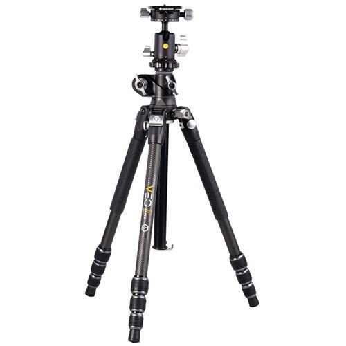 Vanguard VEO 3T + 234CB Versatile Carbon Fibre Travel Tripod with Dual Axis Ball Head - 10KG Load Capacity