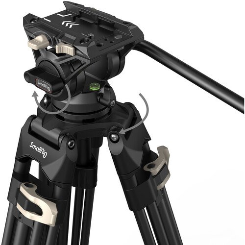 SmallRig AD-01 Heavy-Duty Tripod with Fluid Head - 3751B