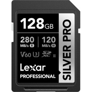 128GB Lexar Professional SILVER PRO SDXC™ UHS-II Card