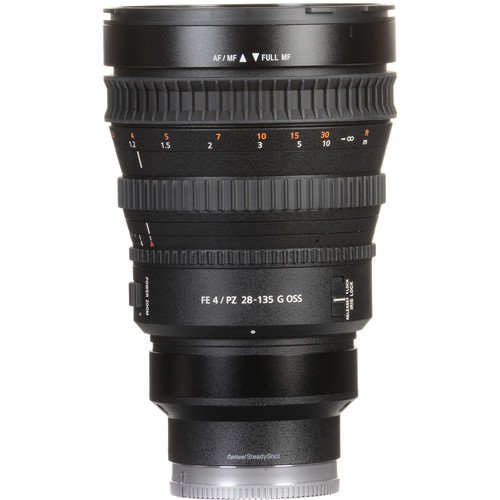 Sony FE PZ 28-135mm f/4 G OSS Full-Frame Power Zoom Lens