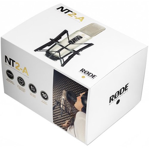 RODE NT2-A Large-Diaphragm Multipattern Condenser Microphone