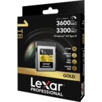 Lexar 1TB Professional GOLD CFexpress 4.0 Type B Memory Card