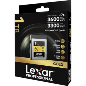 Lexar+1TB+Professional+GOLD+CFexpress +4+Type+B+Memory+Card+2