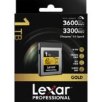 Lexar 1TB Professional GOLD CFexpress 4.0 Type B Memory Card