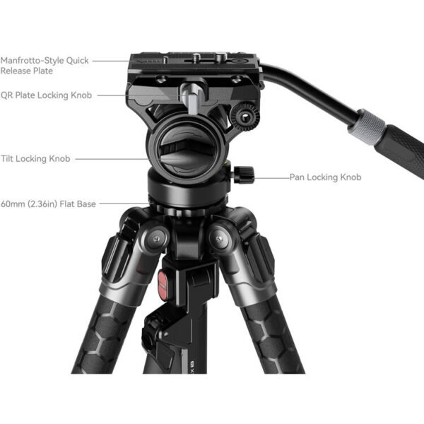 SmallRig x Potato Jet TRIBEX SE Hydraulic Aluminum Alloy Tripod Kit - 5305